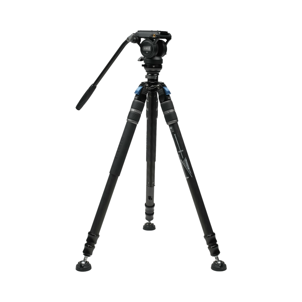 SIRUI Sirui One Step Height Adjustment Carbon Video Tripod Kit SVS60 + S3