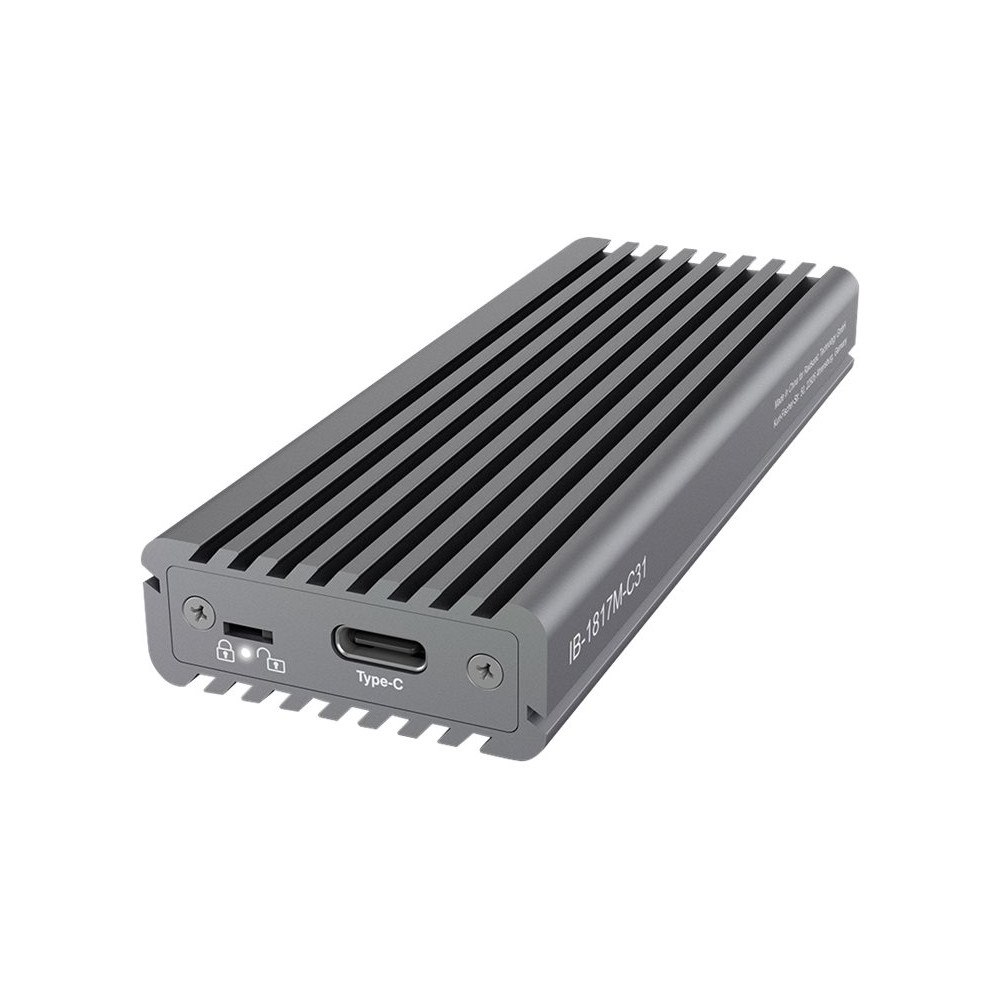 RAIDSONIC ICY BOX IB-1817M-C31 - förvaringslåda - NVMe - USB 3.1 (Gen 2)