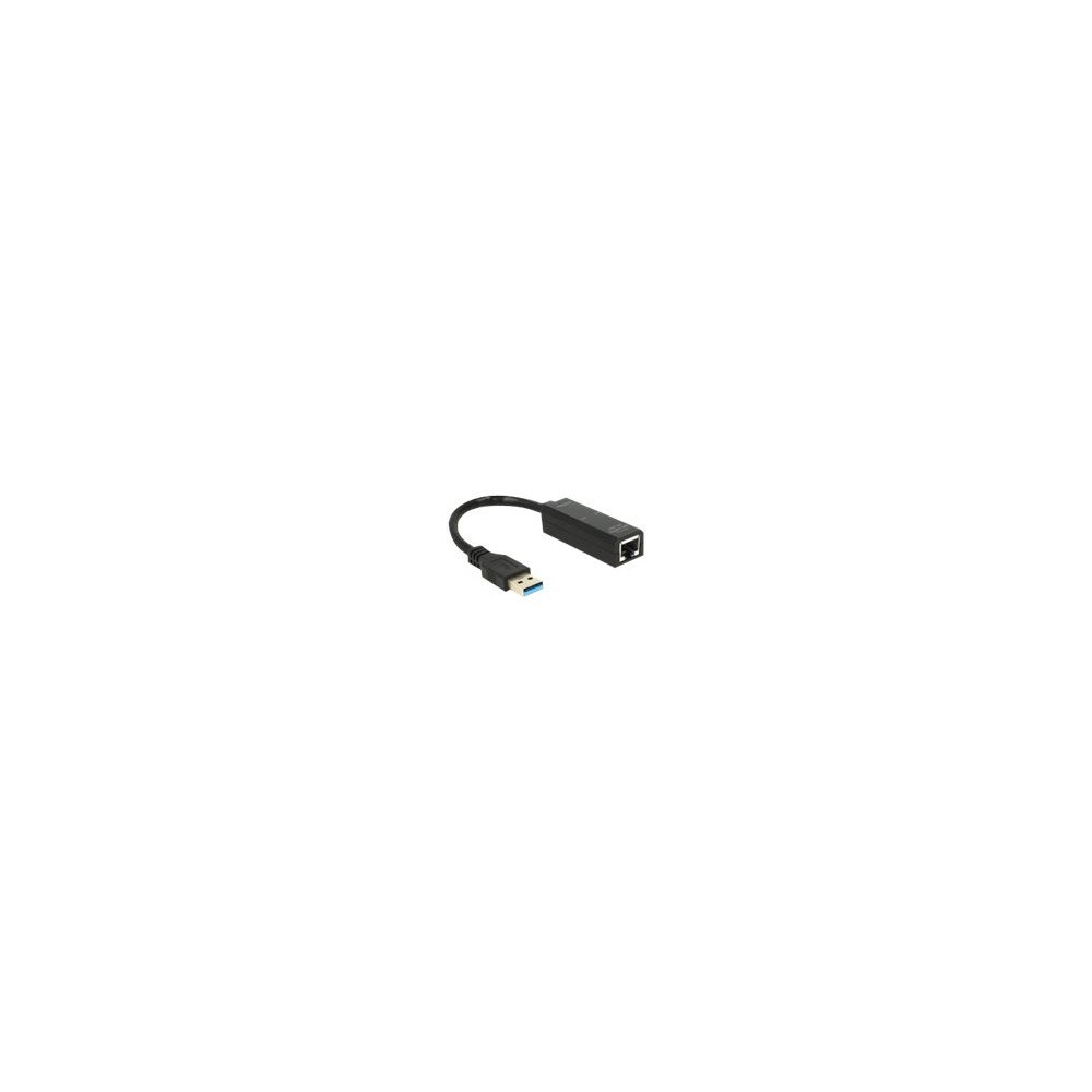 DeLOCK Delock Adapter USB 3.0 > Gigabit LAN 10/100/1000 Mb/s - nätverksadapter - USB 3.0 - Gigabit Ethernet