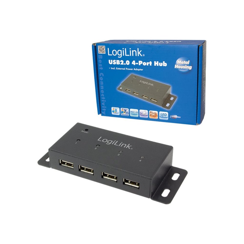 LogiLink LogiLink - hubb - 4 portar