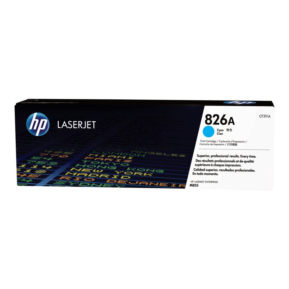 Hewlett-Packard HP 826A - cyan - original - LaserJet - tonerkassett (CF311A)