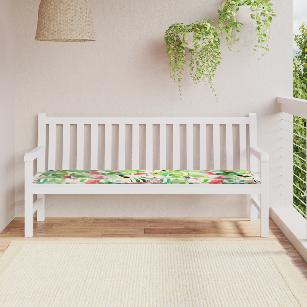 vidaXL Dyna för trädgårdsbänk flerfärgad 180x50x4 cm oxfordtyg
