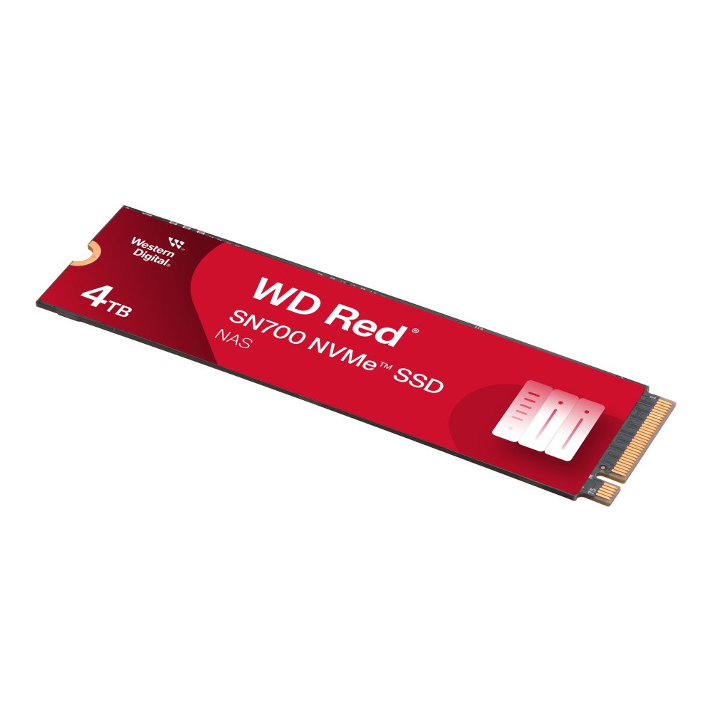 SANDISK WD Red SN700 WDS400T1R0C - SSD - 4 TB - PCIe 3.0 x4 (NVMe)