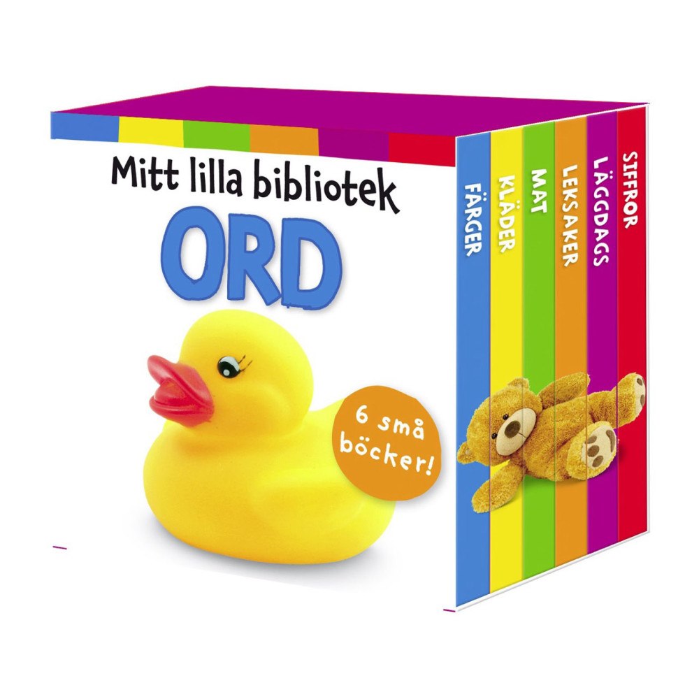 Tukan Förlag Mitt lilla bibliotek: ord 6 små böcker
