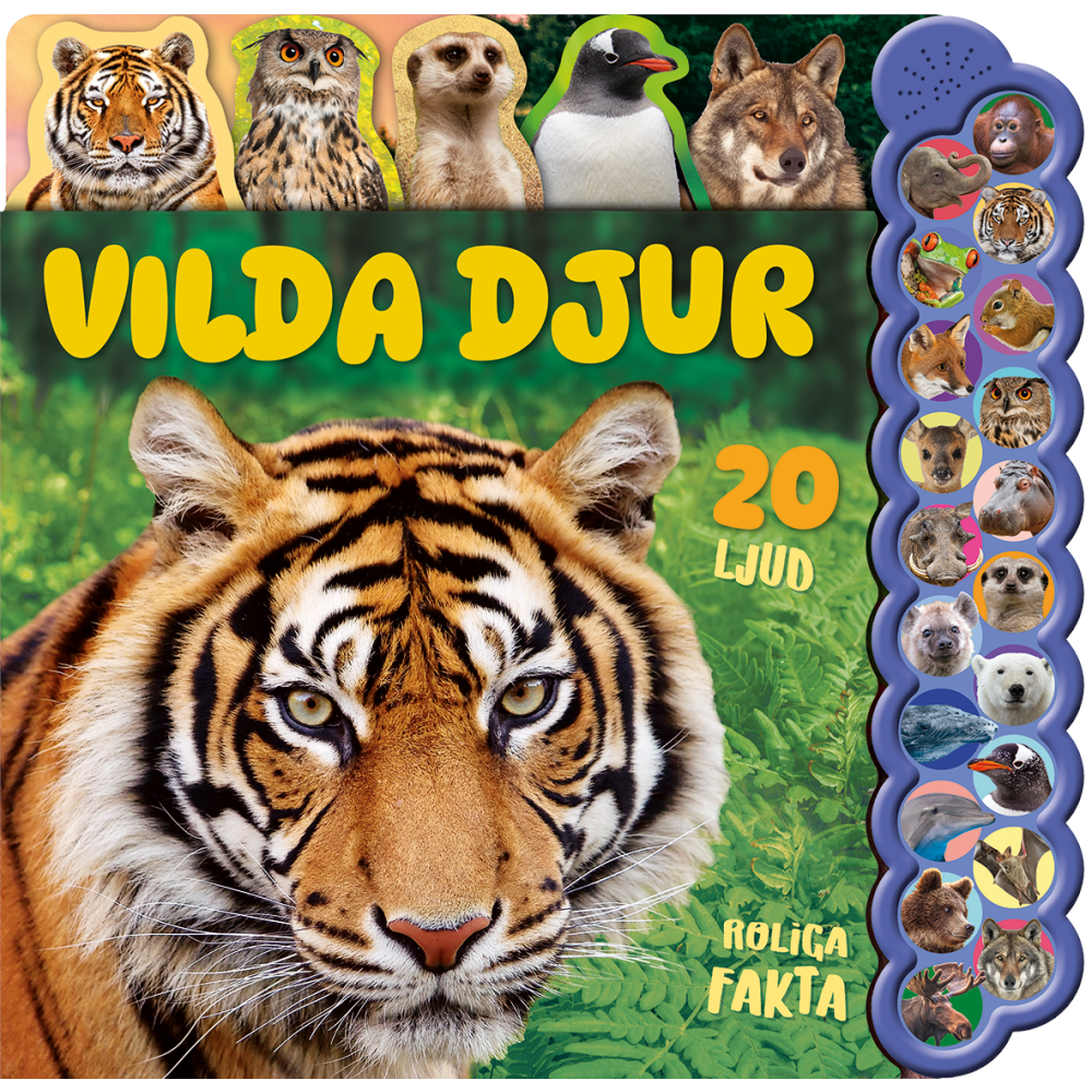 Tukan Förlag Vilda djur (bok, board book)