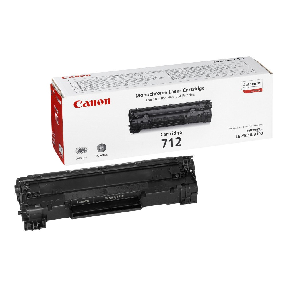 CANON Canon 712 - svart - original - tonerkassett