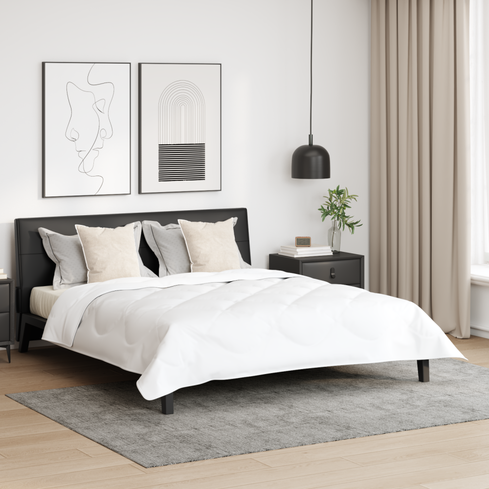 vidaXL Kuddar 2 pcs Vit 65 x 65 cm 85gsm 100% polyester