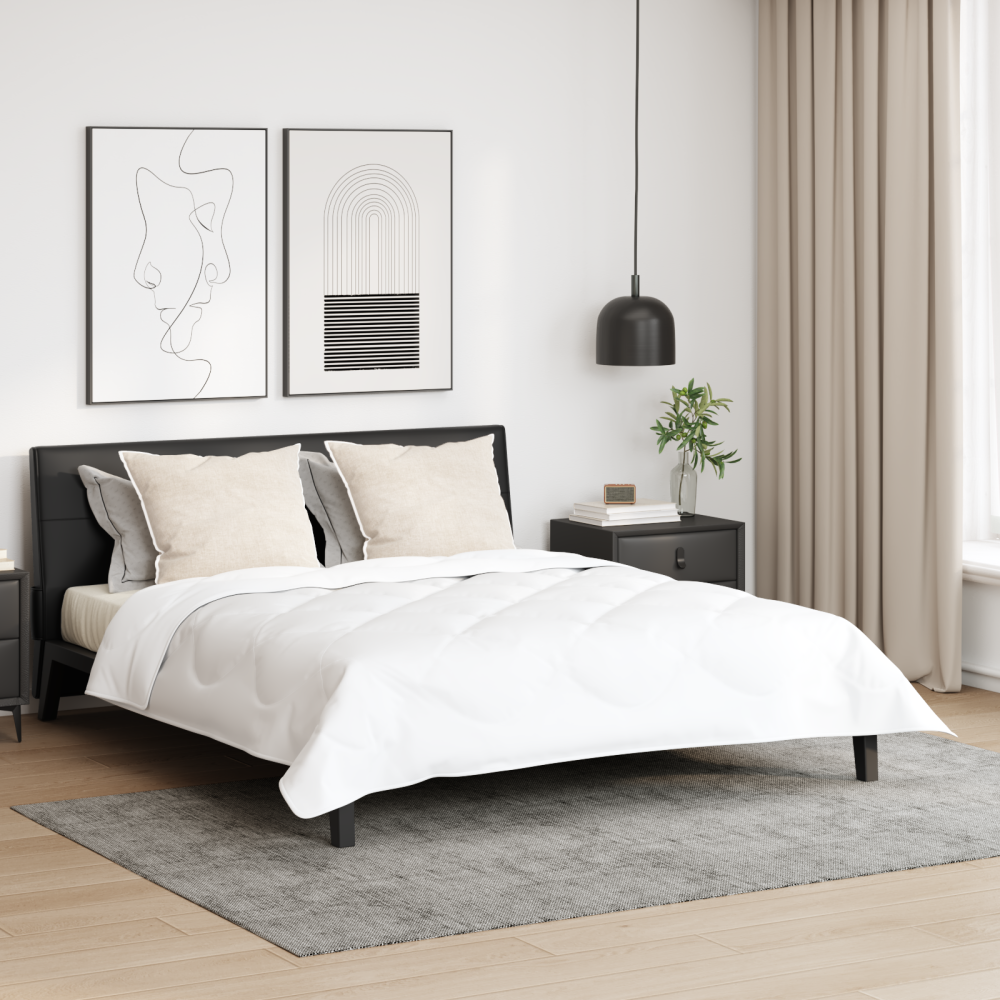 vidaXL Kuddar 2 pcs Vit 70 x 90 cm 85gsm 100% polyester