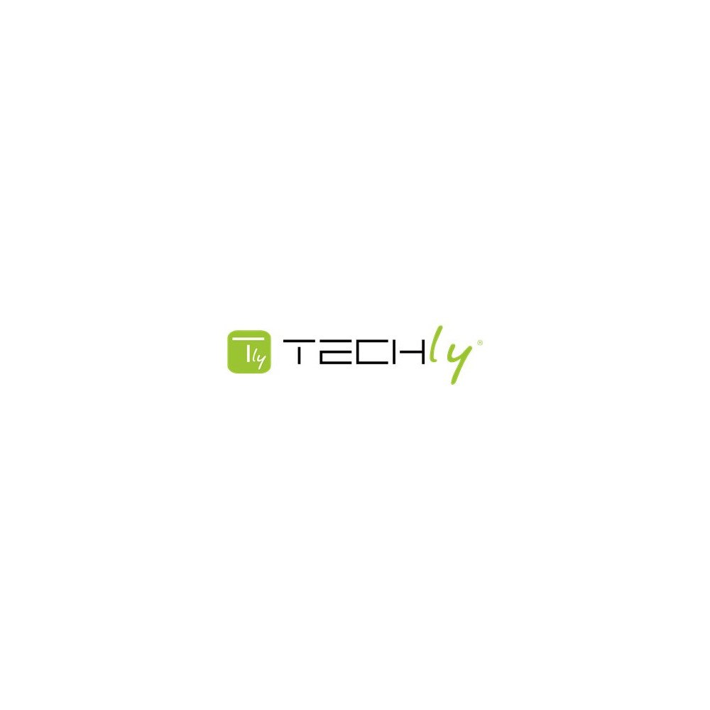 TECHLY TECHly monteringssats - fixerad - för böjd/platt panel - svart
