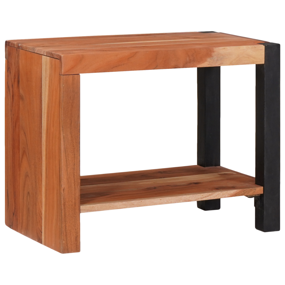 vidaXL Bokhylla 50 x 30 x 40 cm Massivt Akaciaträ