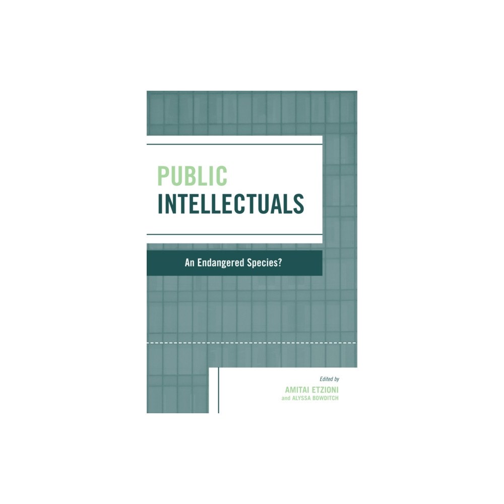 Rowman & littlefield Public Intellectuals (häftad, eng)