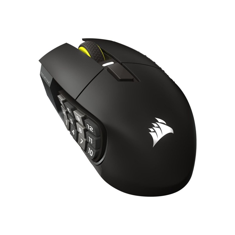 Corsair CORSAIR Scimitar Elite SE - mus - 2.4 GHz, Bluetooth, USB - pistolmetall
