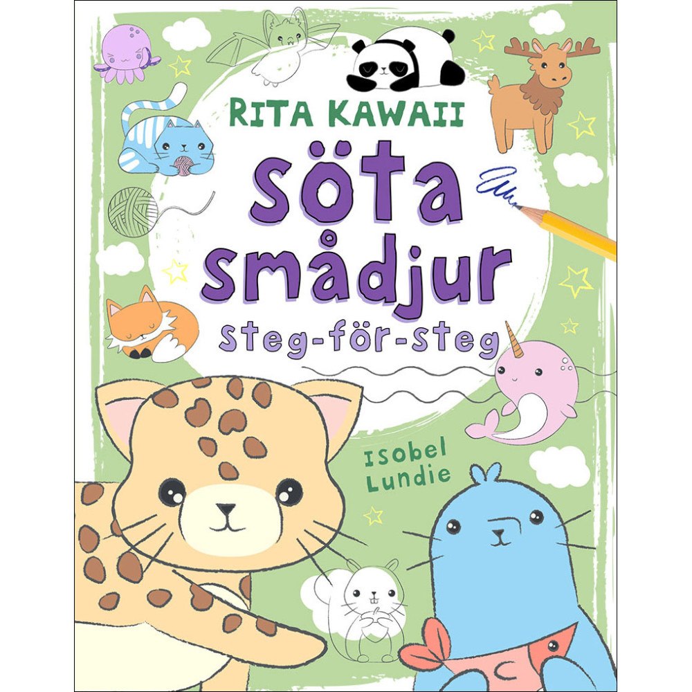 Tukan Förlag Rita Kawaii söta smådjur