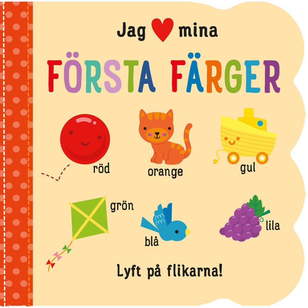 Tukan Förlag Jag [hjärta] : mina första färger