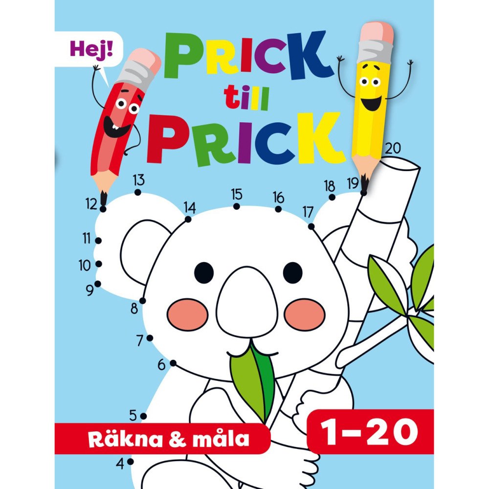 Tukan Förlag Prick till prick: Räkna och måla