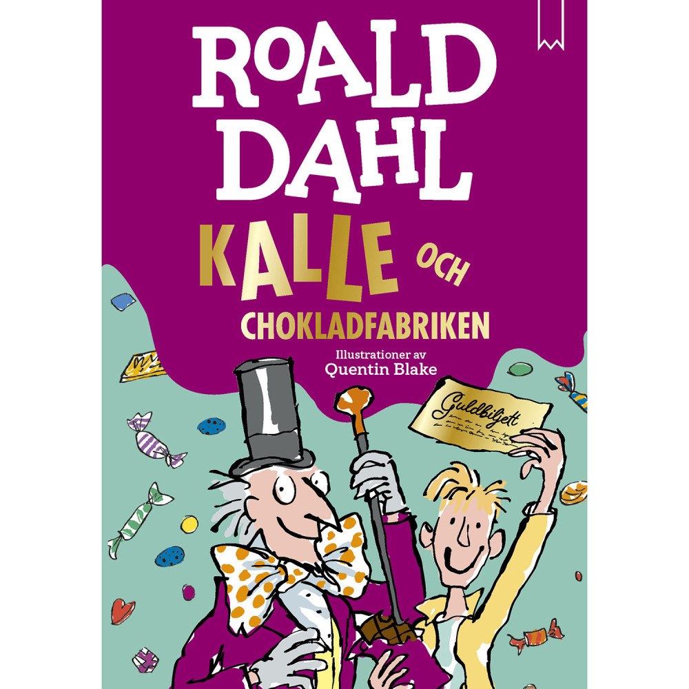 Bookmark Förlag Kalle och chokladfabriken