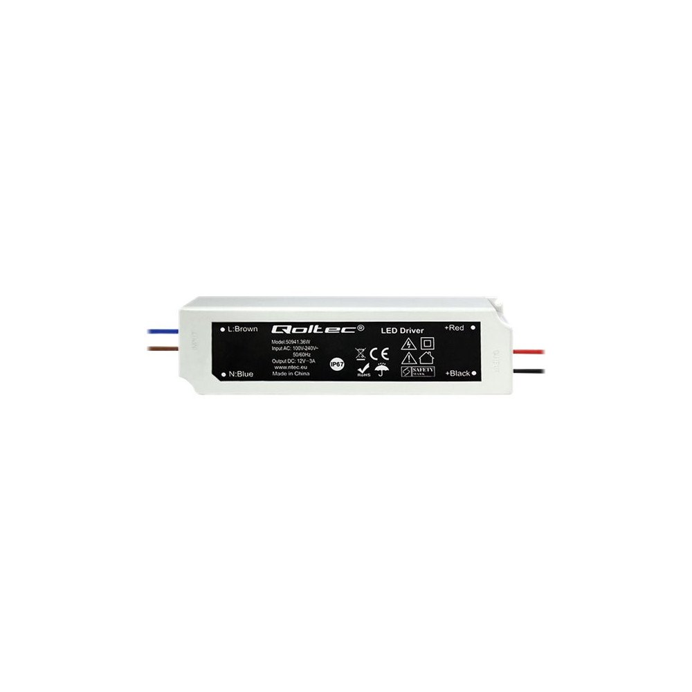 Qoltec Qoltec LED driver - 36 Watt
