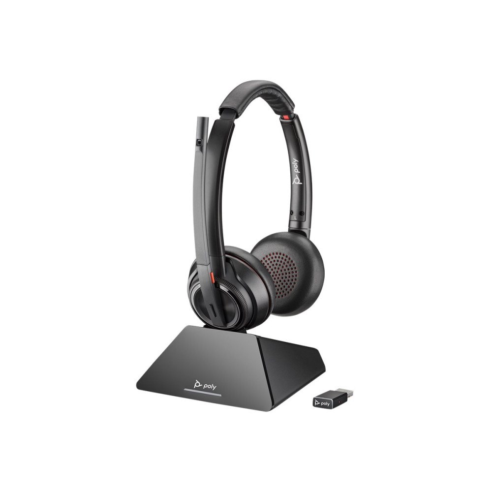 Plantronics Poly Savi 8220 Microsoft - trådlöst headsetsystem