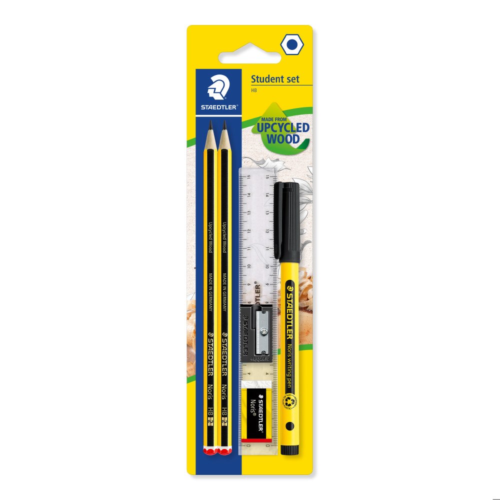 Staedtler A/S Studentset Pennor, linjal, sudd, vässare