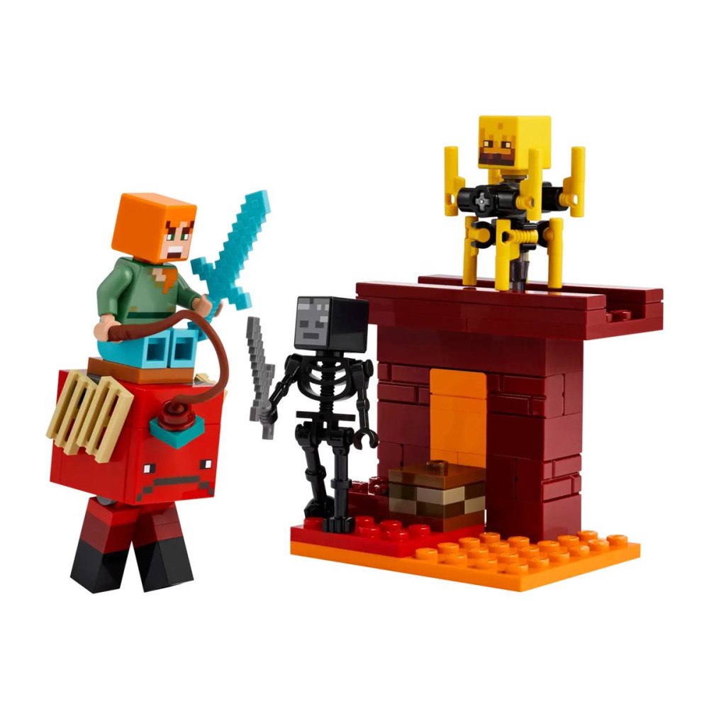 LEGO LEGO Minecraft 21266 - The Nether Lava Battle - byggsats