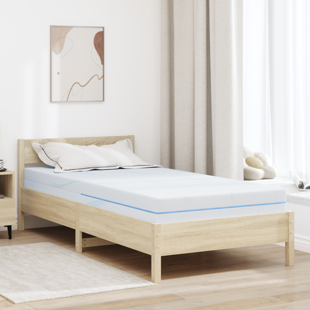 vidaXL Madrass Vit 120 x 200 cm Skum