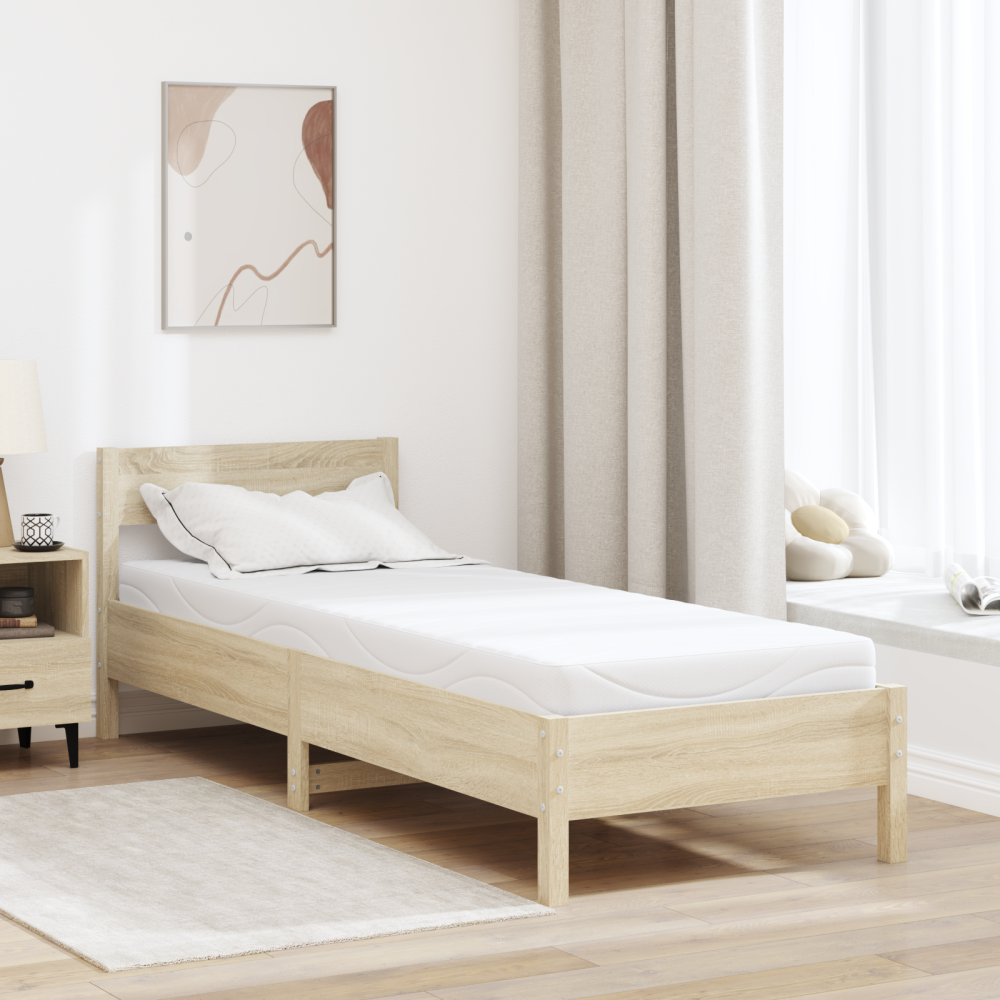 vidaXL Madrass Vit 70 x 200 cm Skum
