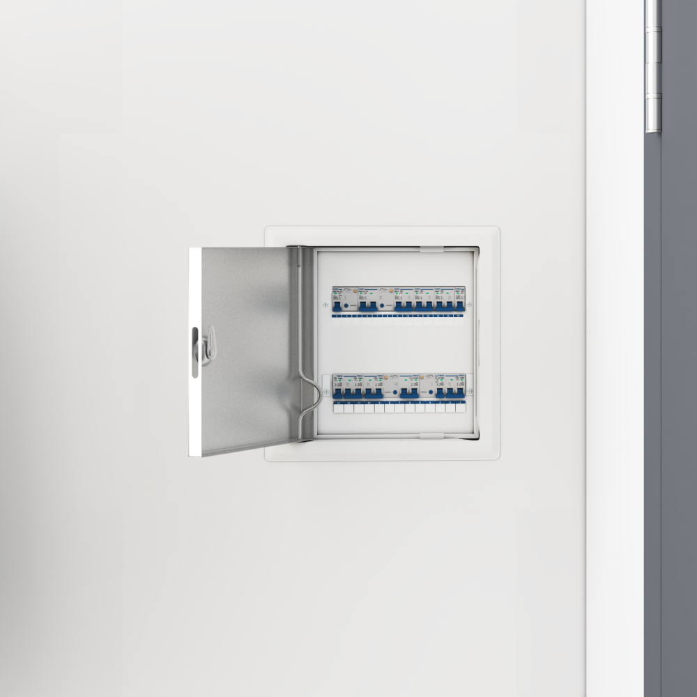 vidaXL Åtkomstpanel 2 pcs Vit 20 x 20 cm stål