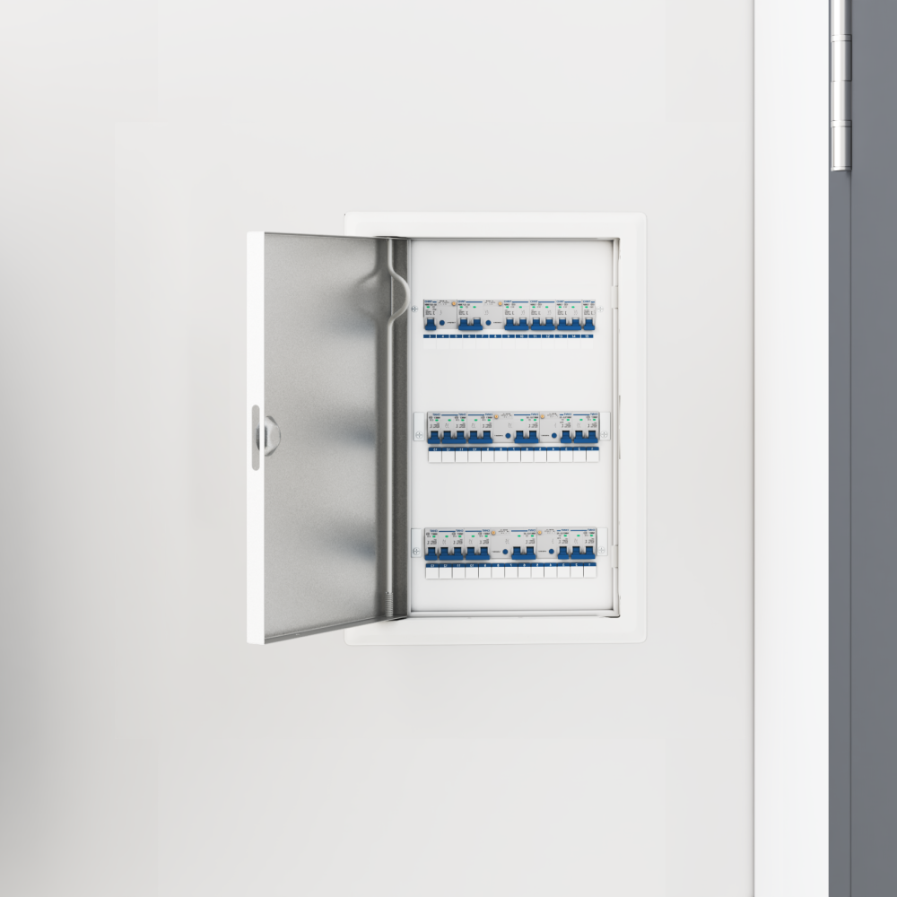 vidaXL Åtkomstpanel Vit 20 x 30 cm stål