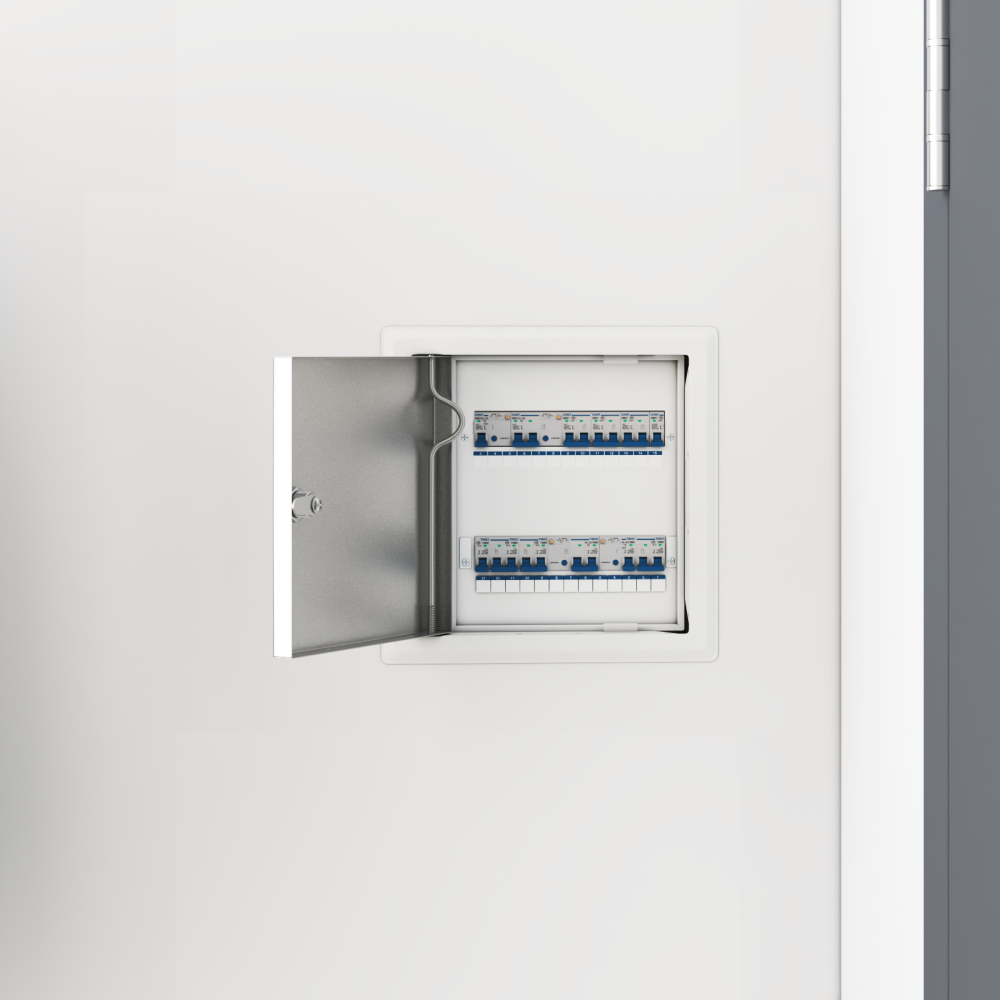 vidaXL Åtkomstpanel 2 pcs Vit 20 x 20 cm Stål