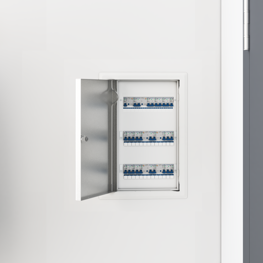 vidaXL Åtkomstpanel Vit 20 x 30 cm Stål