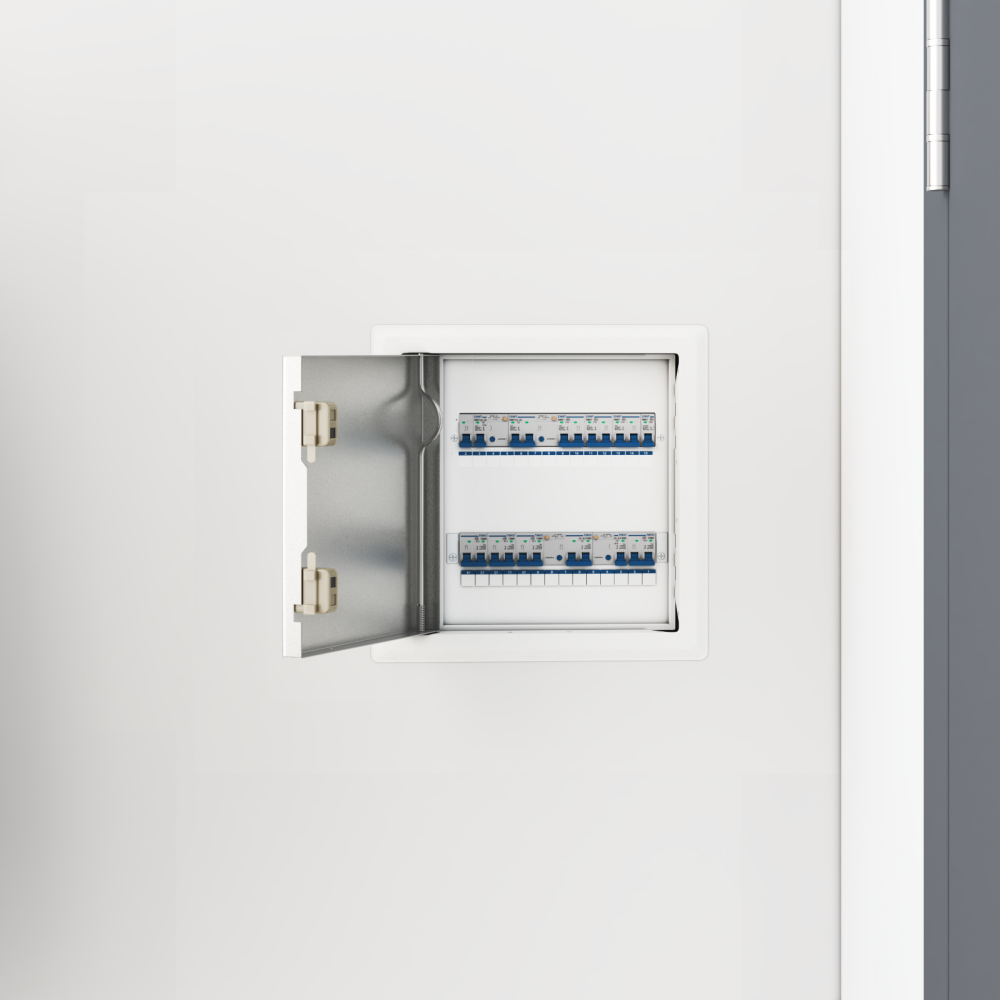 vidaXL Åtkomstpanel 2 pcs Vit 20 x 20 cm Stål