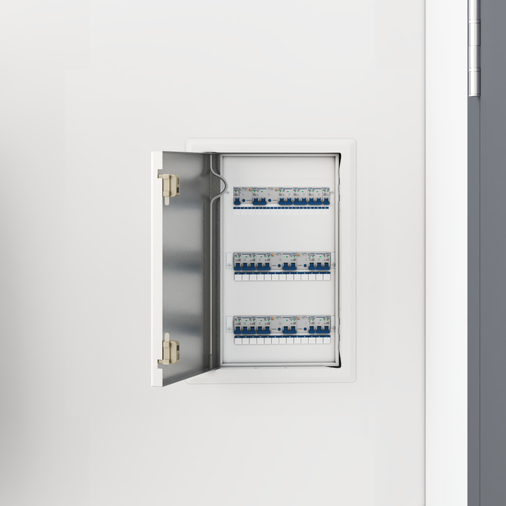 vidaXL Åtkomstpanel Vit 20 x 30 cm Stål