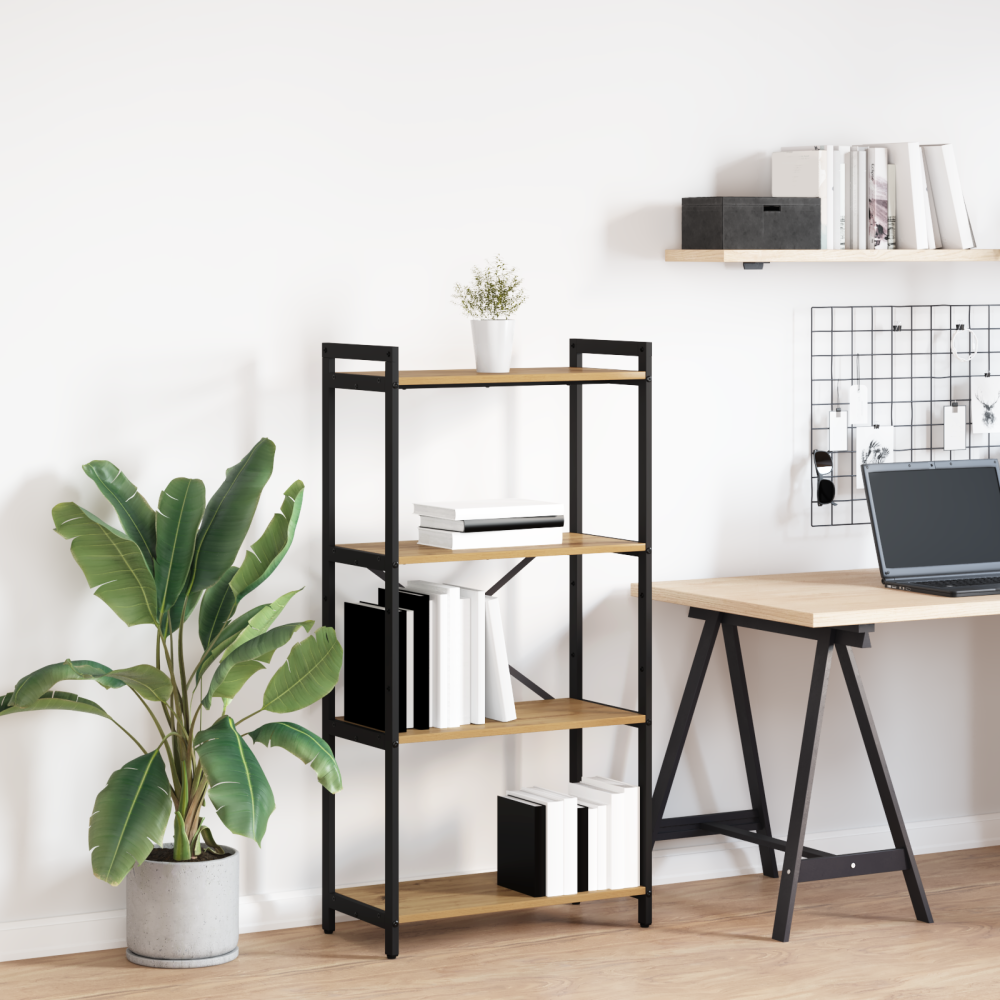 vidaXL Hyllsystem Artisan Ek 40 x 30 x 85 cm Konstruerat trä