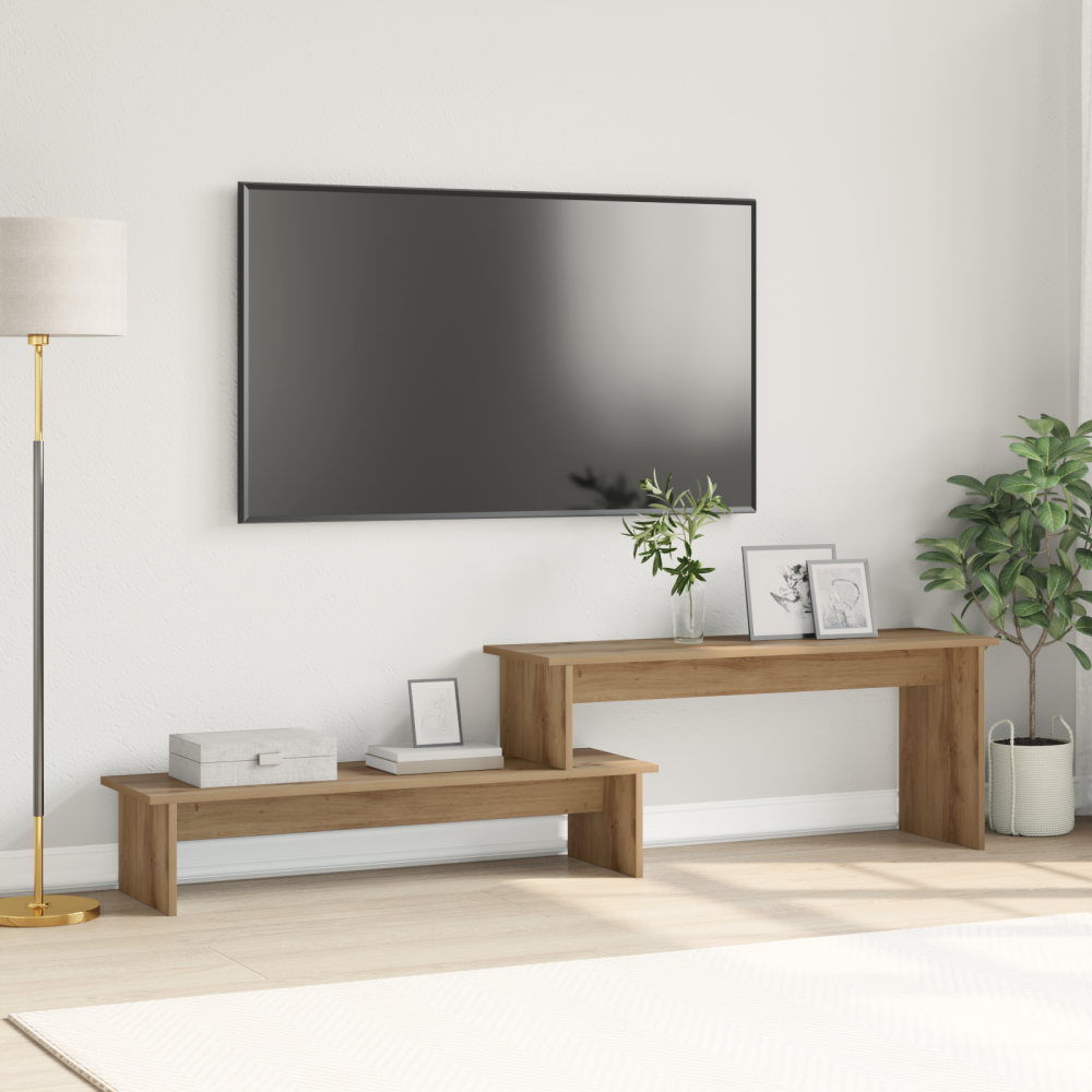 vidaXL TV-bänkset Artisan Ek 180 x 30 x 43 cm Konstruerat trä
