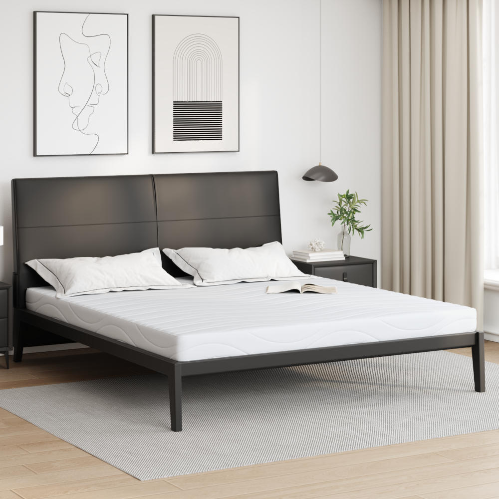 vidaXL Madrass Vit 200 x 200 cm Skum