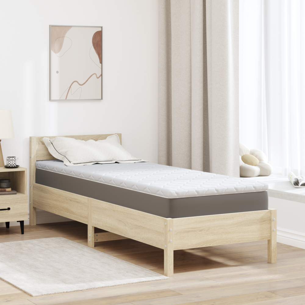 vidaXL Madrasskydd Vit 80 x 200 cm Icke-klibbig polyester