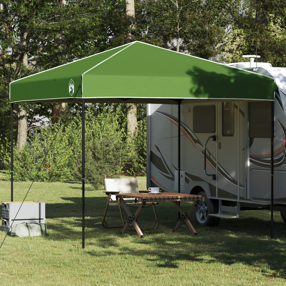 vidaXL Pop-up Markistält Grön 250 x 250 cm tyg