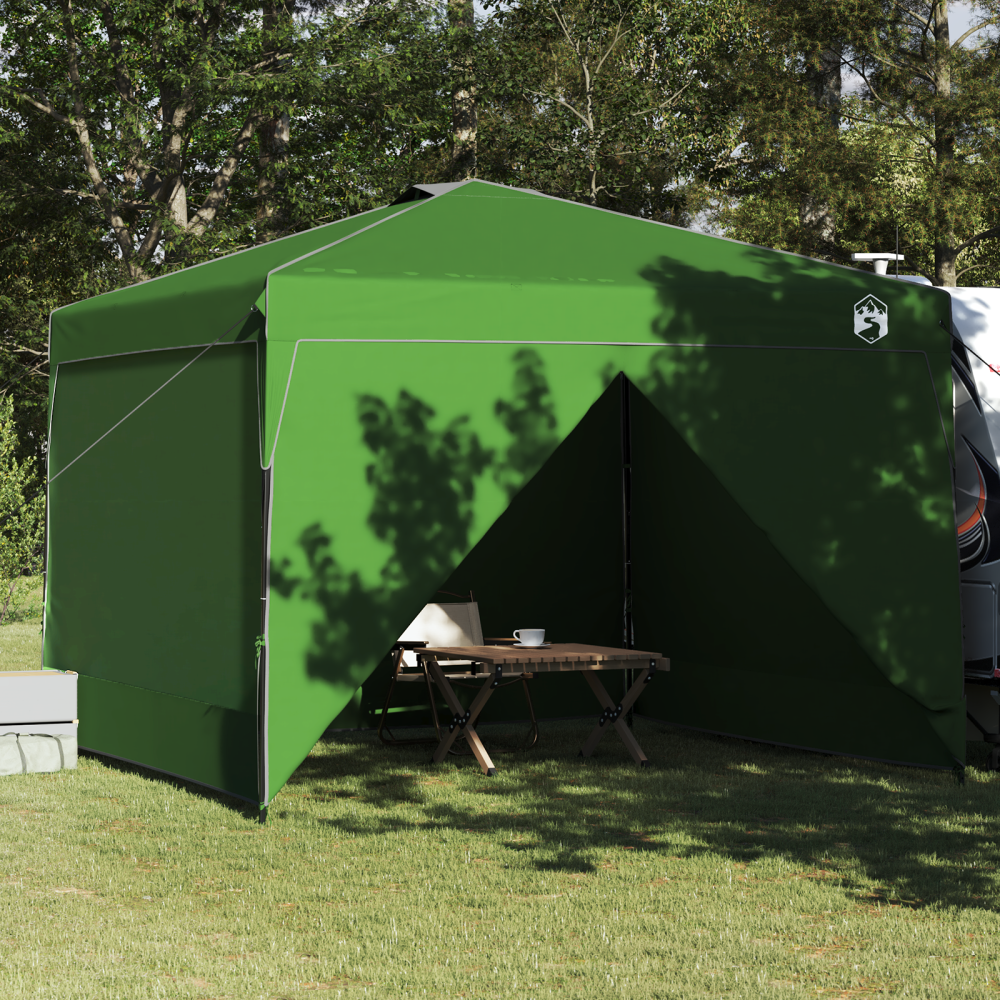 vidaXL Pop-up Markistält Grön 300 x 300 cm tyg