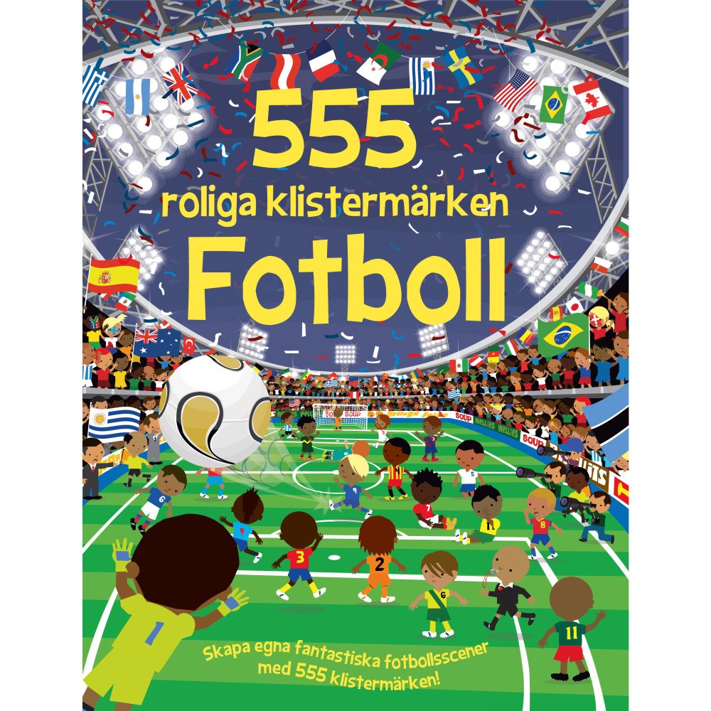 Susan Mayes 555 roliga klistermärken : Fotboll (häftad)