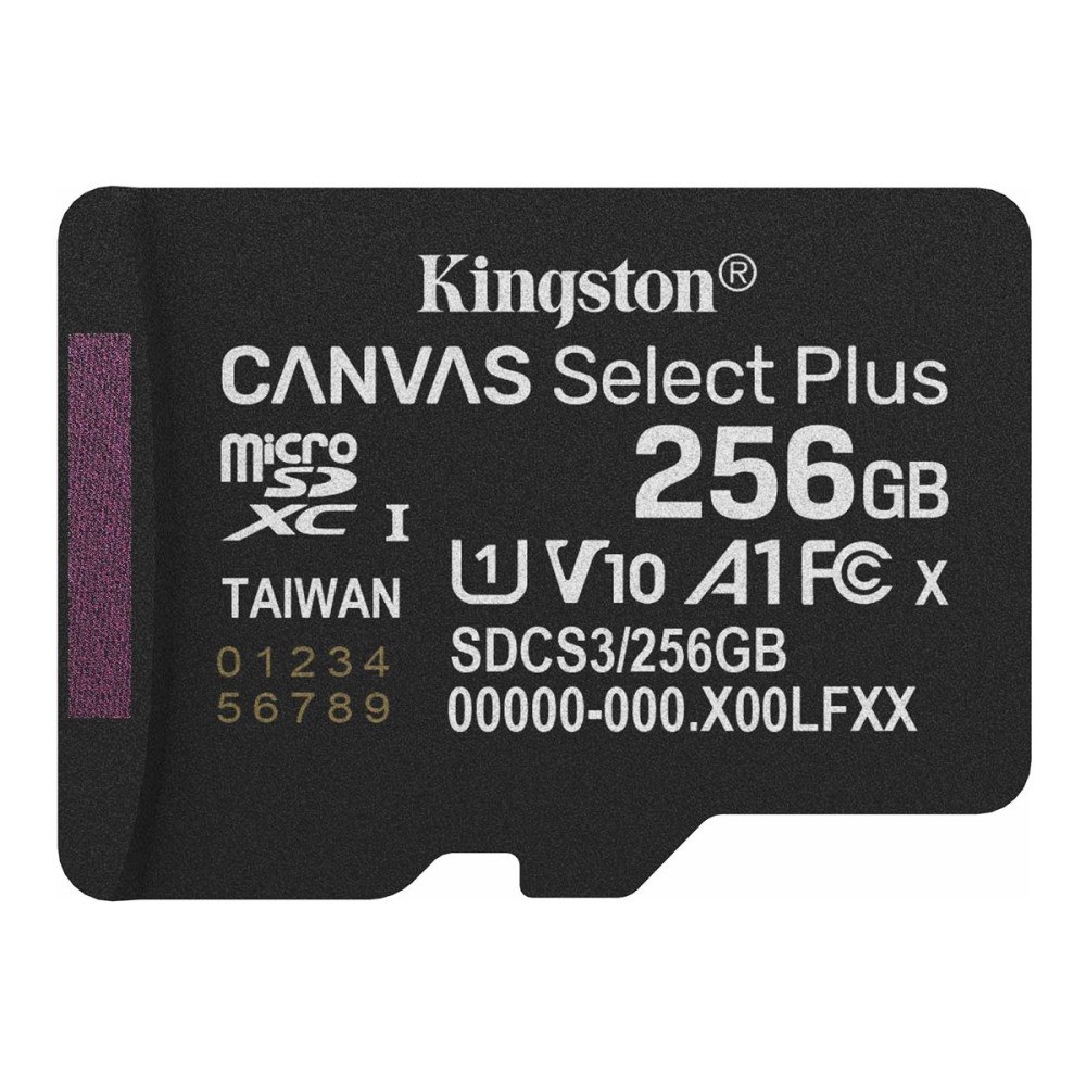 Kingston Kingston Canvas Select Plus - flash-minneskort - 256 GB - mikroSDXC UHS-I