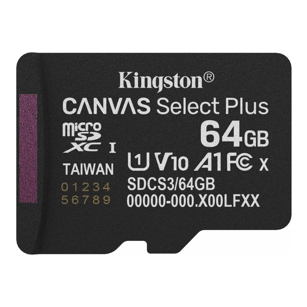 Kingston Kingston Canvas Select Plus - flash-minneskort - 64 GB - mikroSDXC UHS-I