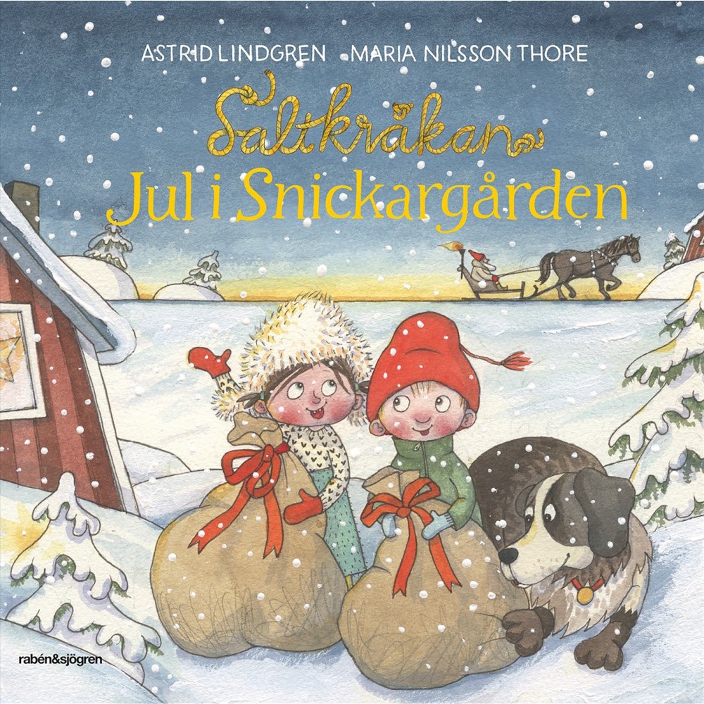 Astrid Lindgren Jul i Snickargården (inbunden)