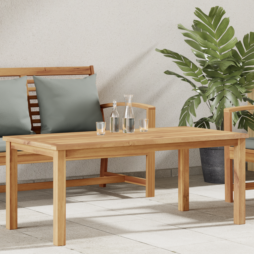 vidaXL Kaffeebord Brun 110 x 55 x 45 cm Massivt teakträ