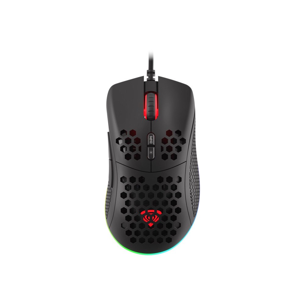 NATEC Natec Genesis Krypton 555 - mus - USB - svart