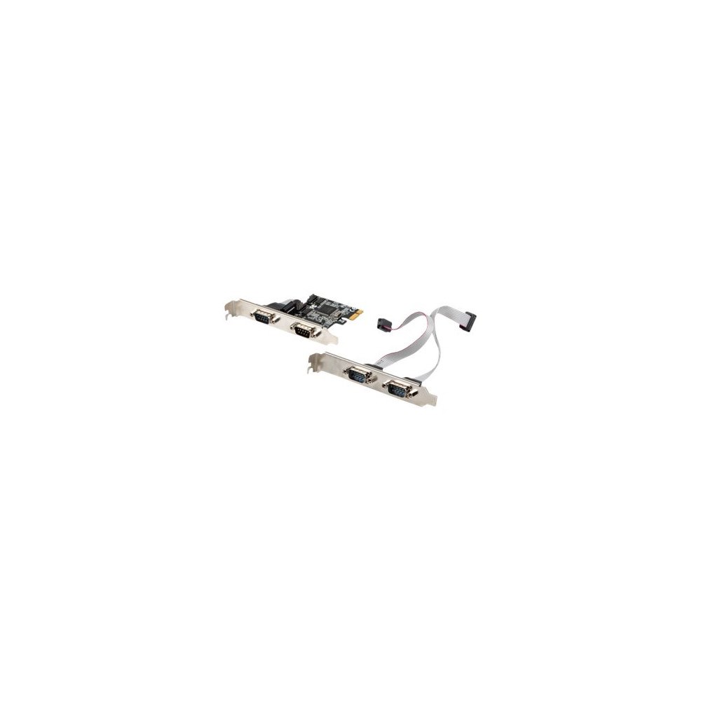 LANBERG Lanberg PCE-DB9-004 - seriell adapter - PCIe - RS-232/422/485 x 4