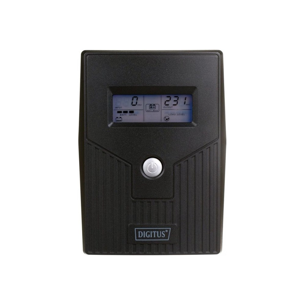 Digitus DIGITUS - UPS - linjeinteraktiv, LCD - 480 Watt - 800 VA - 9 Ah