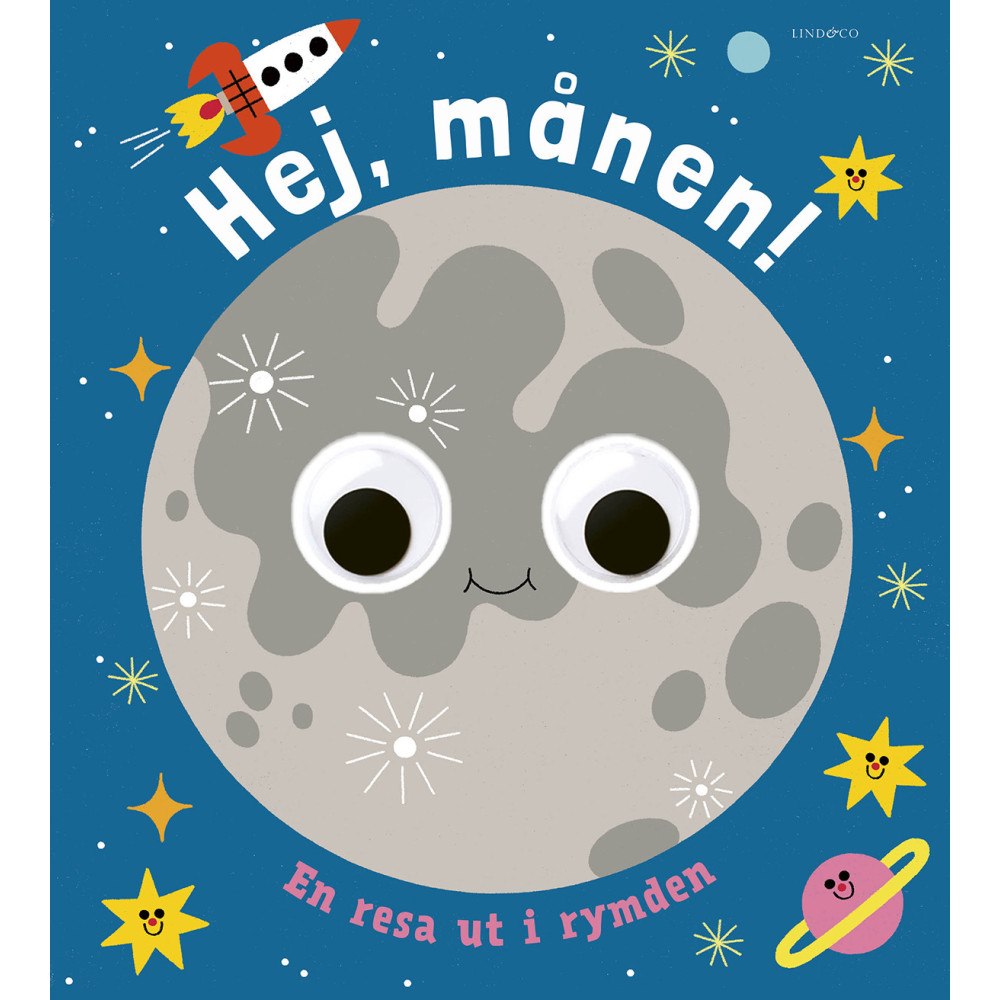 Lind & Co Hej, månen! : en resa ut i rymden (bok, board book)