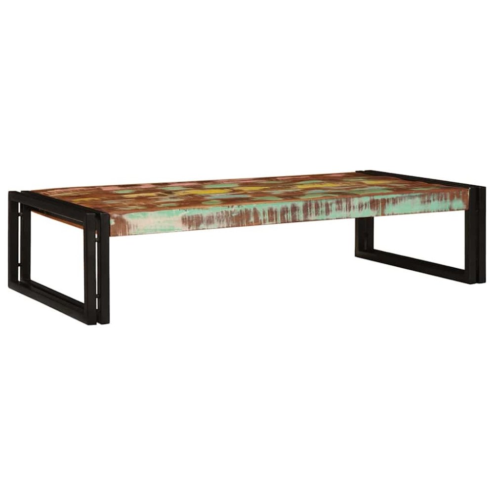 vidaXL Badrumshylla 100 x 50 x 23 cm Massivt Mangoträ och Järn