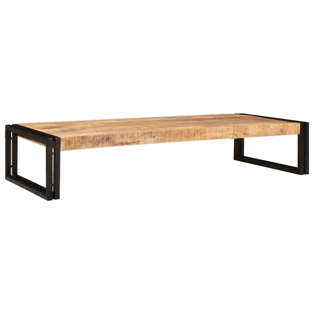 vidaXL Badrumshylla 120 x 50 x 23 cm Massivt Mangoträ och Järn