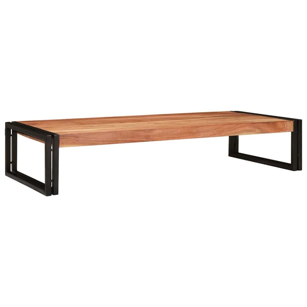 vidaXL Badrumshylla 120 x 50 x 23 cm Massivt Mangoträ och Järn